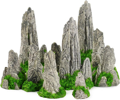 12 Pzas Rocalla Miniatura para Jardín Bonsái 4 Tamaños