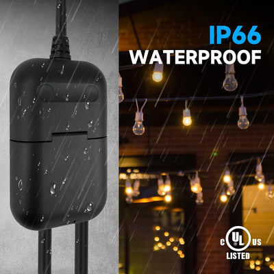 Enchufe WiFi IP66 2 Pzas Inteligente Compatible Alexa