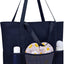 Bolsa playa impermeable con cremallera y bolsillos malla para mujer