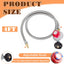 Regulador propano ajustable 4ft 0-5PSI con manguera 1/8pulg