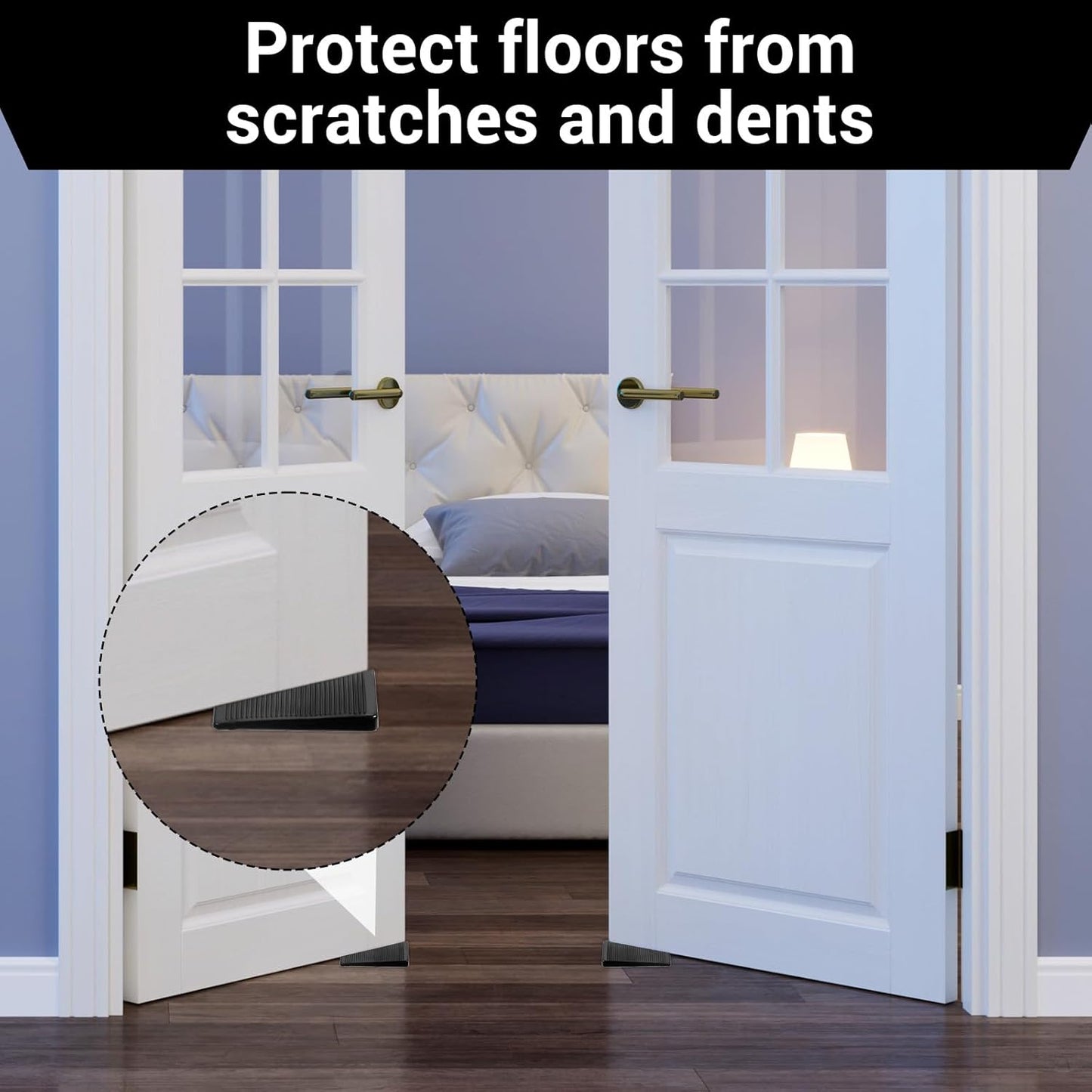 8 Pzas Cuñas Plástico PVC Antiderrap para Muebles