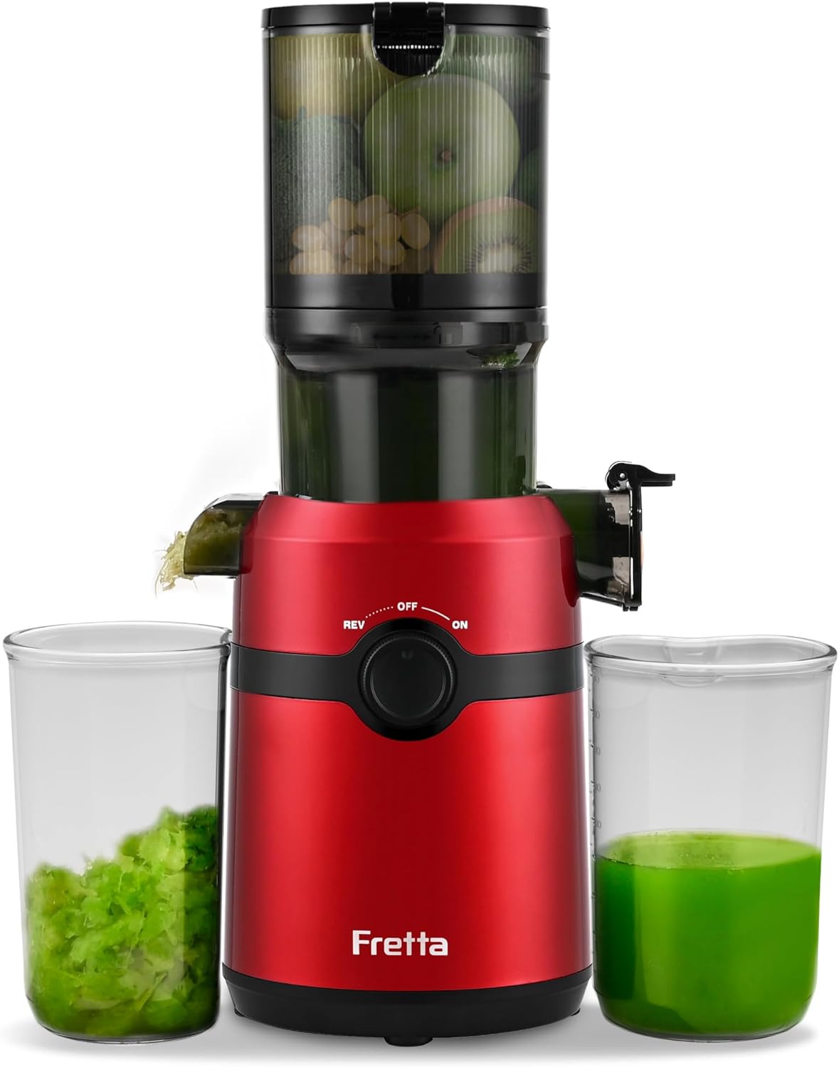 Extractor Jugos Fretta con Material PCTG Rojo