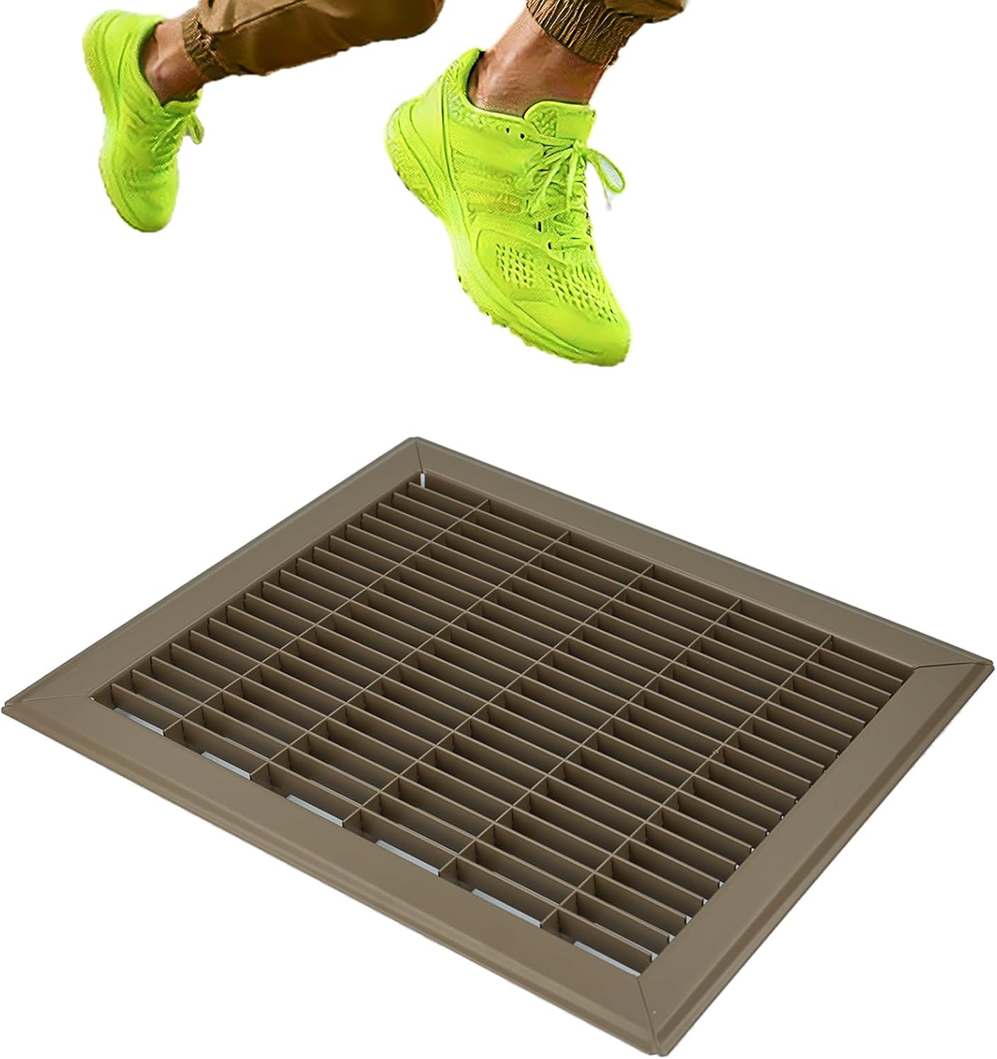 Rejilla aire piso 12x12 pulg saltable