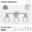 Lámpara baño 3 luces níquel cepillado vidrio martillado
