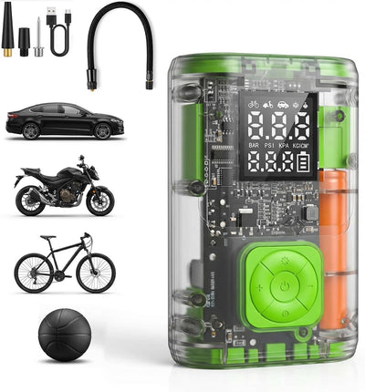 Inflador neumáticos inalámbrico 150PSI auto bici moto