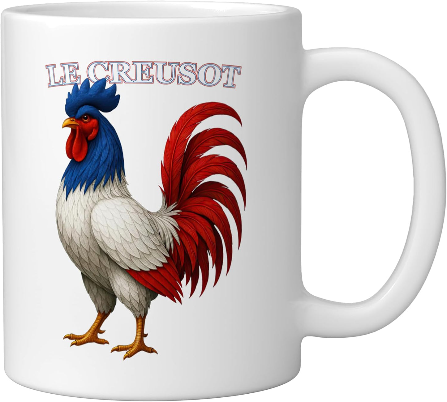 Taza Cerámica Recuerdo Francia Blanco