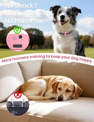 Collar vibrante perro control remoto 2800pies sin puntas negro