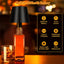 Pantalla inalámbrica RGB para botella vino control táctil negro