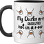 Taza Cerámica Con Diseño de Pato Negro/Blanco