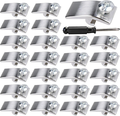Pack 25 Clips Aluminio Ventana Tormenta 5/16pulg