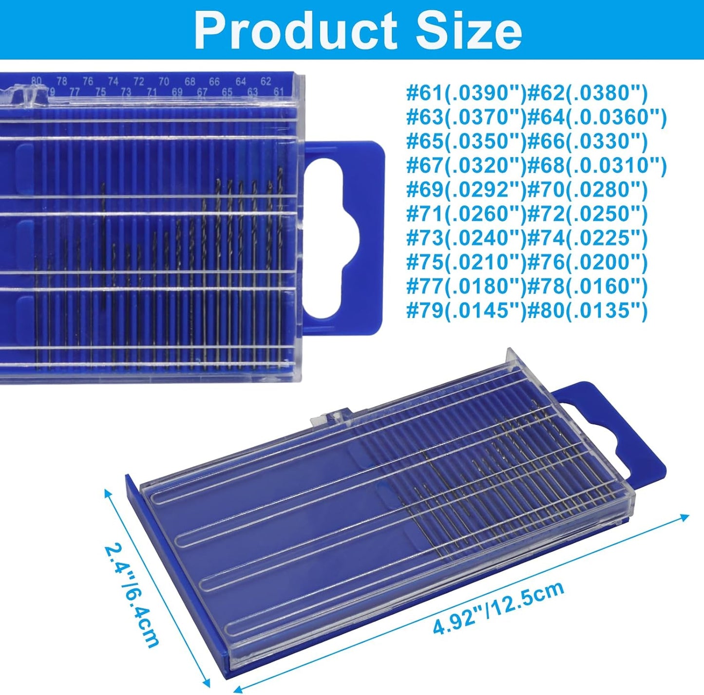 Set 20 Brocas Métricas HSS Mini Precisión Joyería Bricolaje