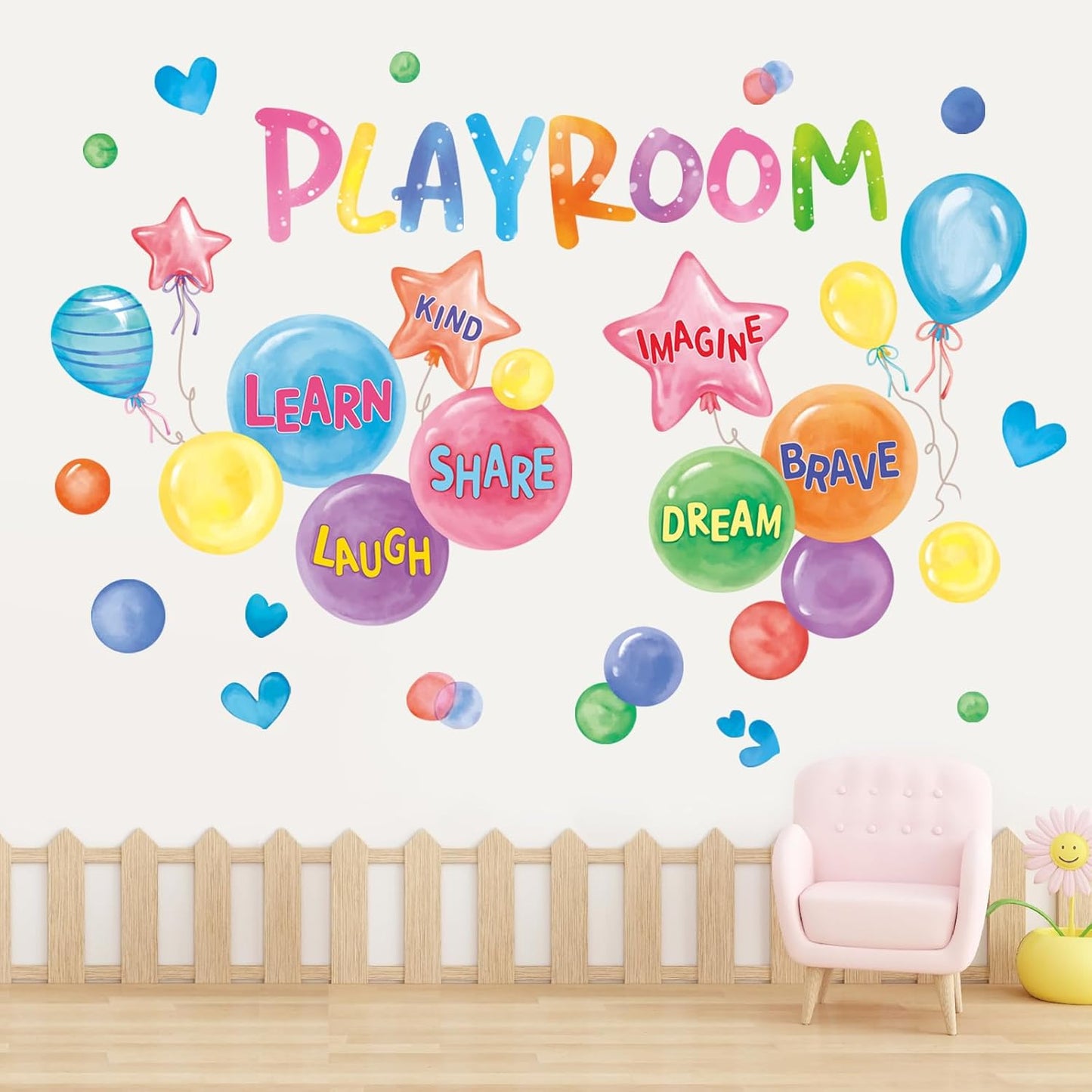 Adhesivo pared citas inspiradoras para niños