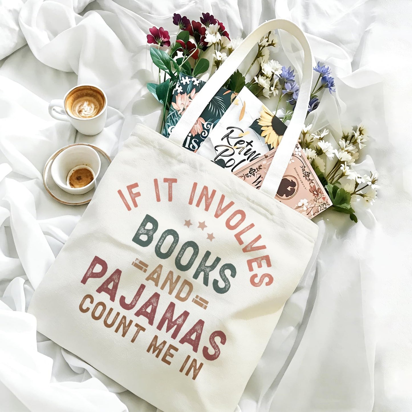 Bolsas de mano de regalo para amantes de los libros