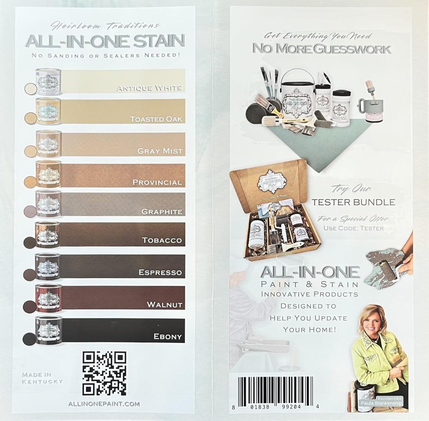 Set Pintura Todo en Uno Tarjeta Confianza Color