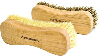 Set 2 Cepillos Madera Cerdas Tampico Palmyra