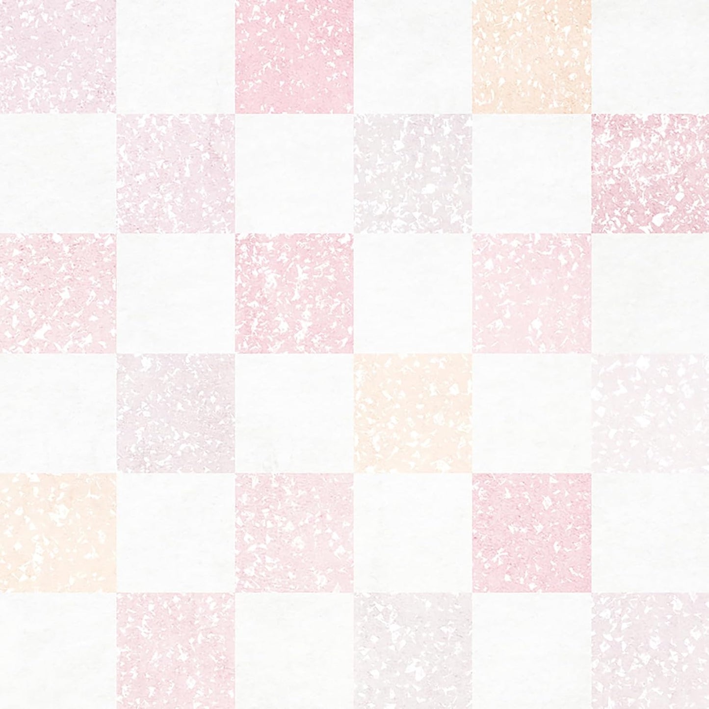 Papel tapiz cuadros pastel rosa blanco morado amarillo retro