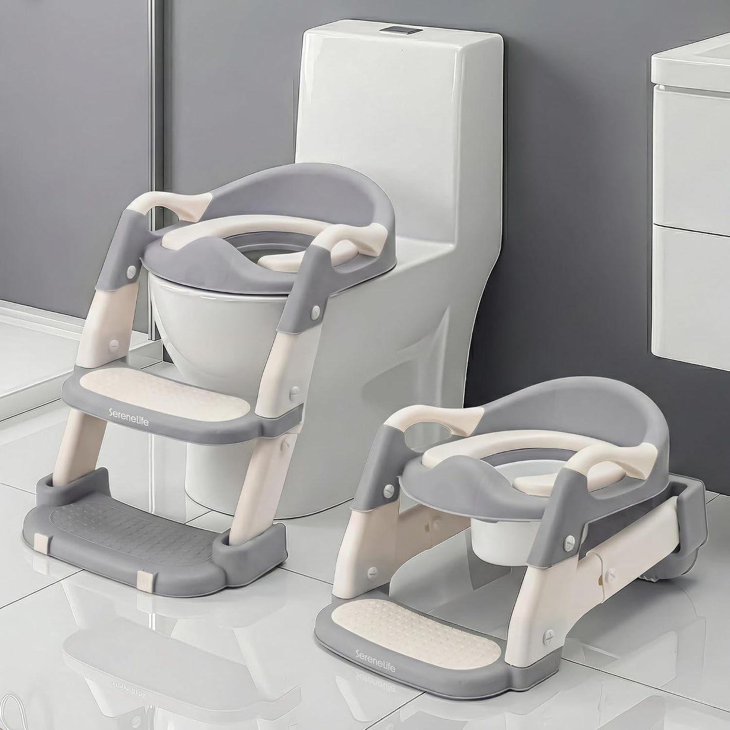 Silla baño 2en1 asiento ajustable antideslizante niños