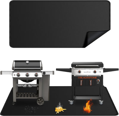 Alfombrilla ignífuga doble cara 100x39pulg para parrilla