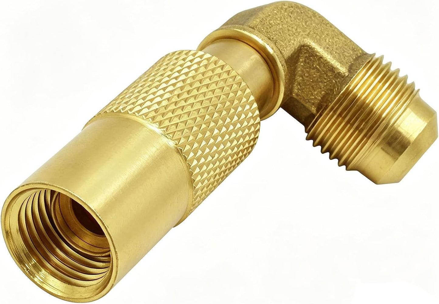 Adaptador codo propano 3/8 pulg macho para parrilla Blackstone