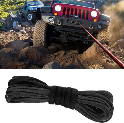 Cuerda sintética cabrestante auto 3/16pulg x50ft 5500lb con funda