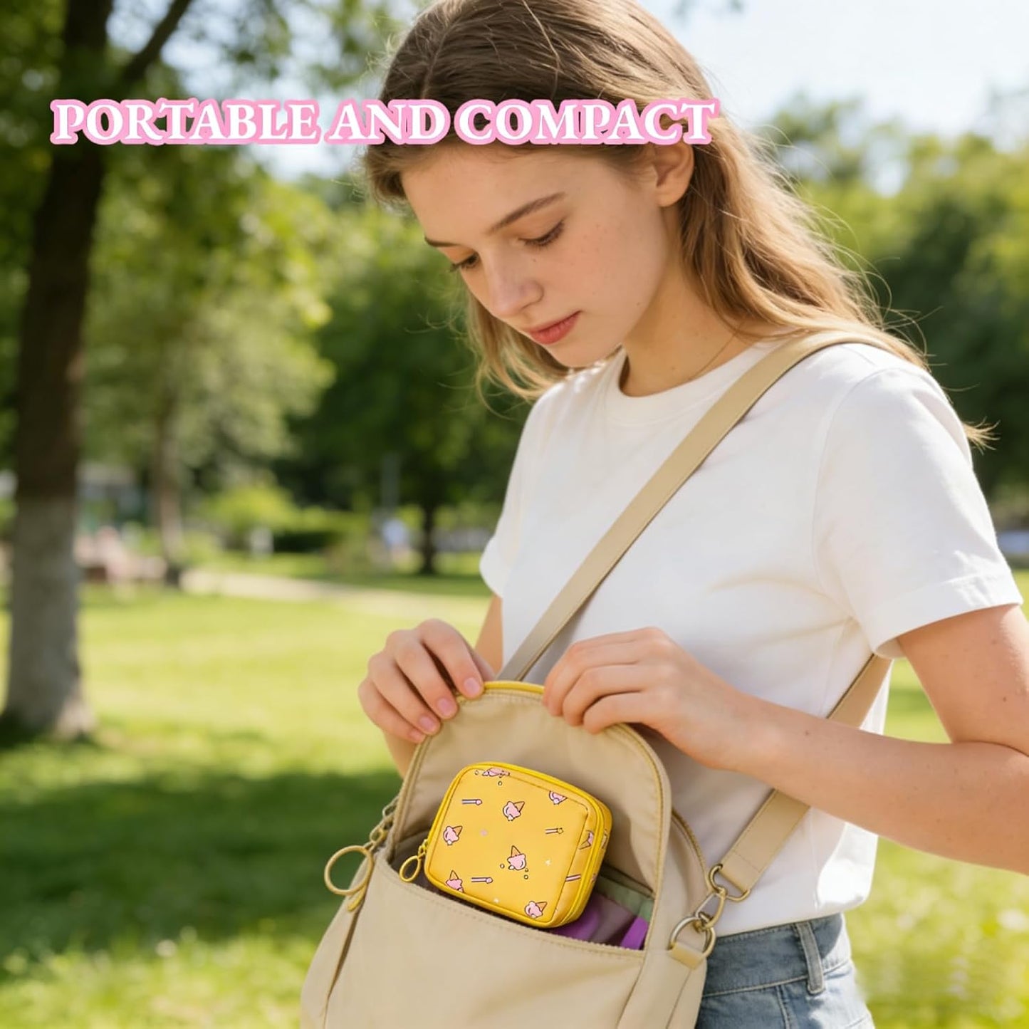 Bolsas de almacenamiento para servilletas sanitarias y tampones portátiles