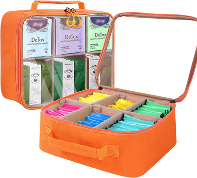 Organizador de bolsitas de té portátil para gabinete