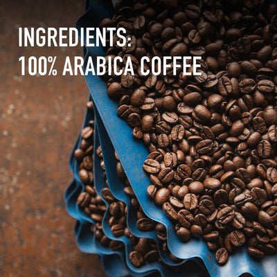 Café molido tostado oscuro 100% arábica 10.5oz set 12