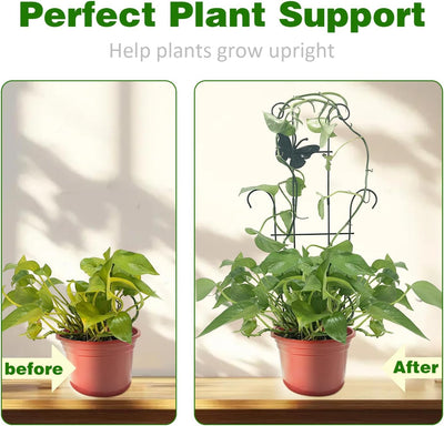 Enrejado metal resistente para plantas trepadoras 23pulg