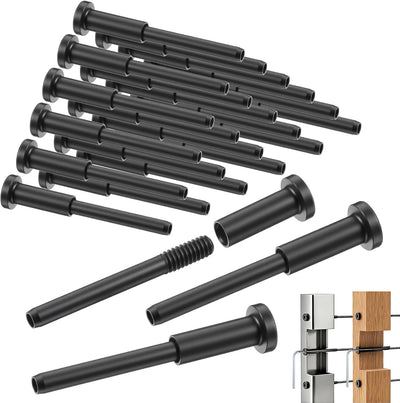 Accesorios barandilla cable negro comp 20uds T316 acero inox