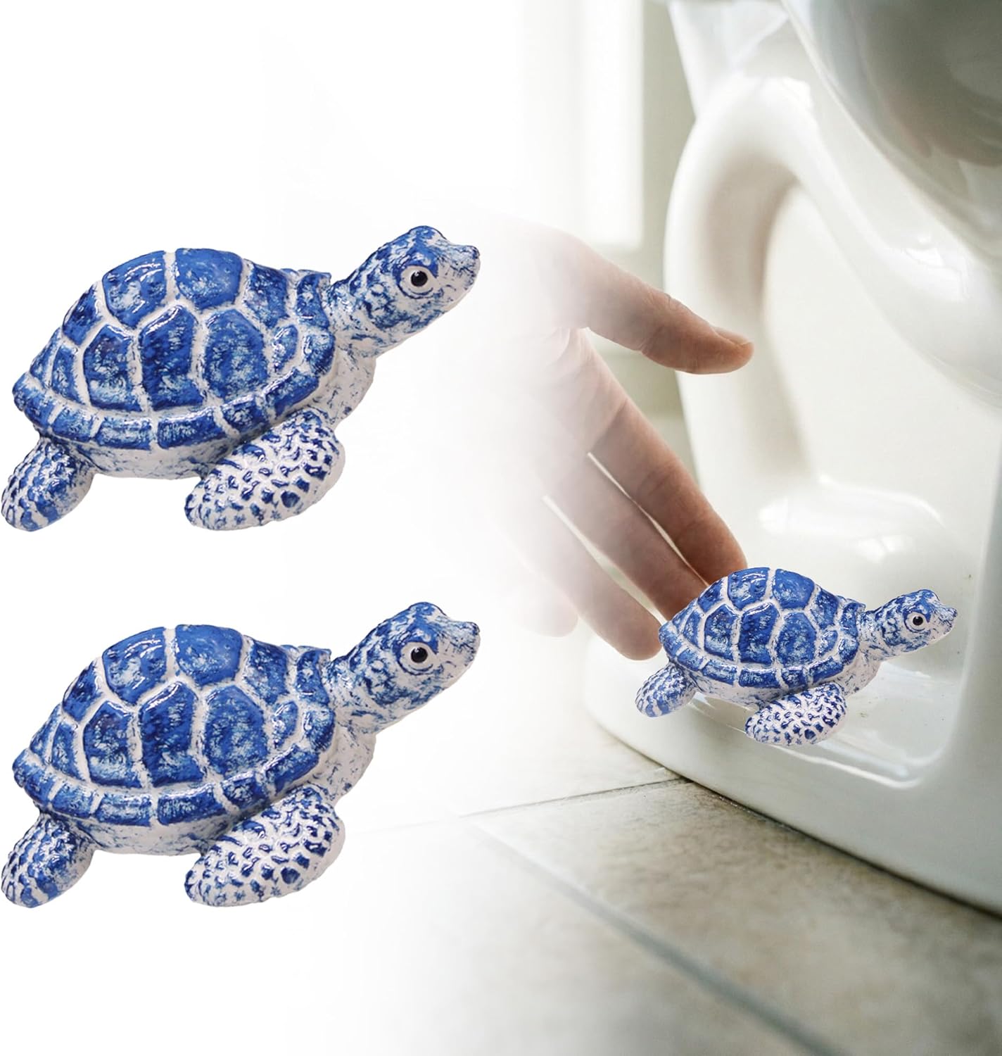 Fundas pernos inodoro juego 2 tapas decorativas tortuga marina