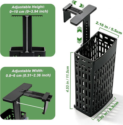 2 Soportes Ajustables para Plantas Acuario Colgantes 2.3pulg