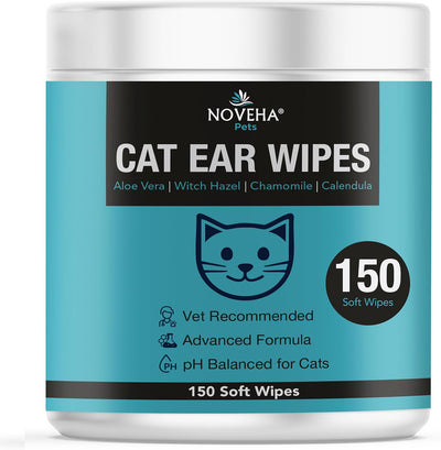 Toallitas para limpiar oídos de gato suaves y seguras