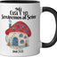 Taza Cerámica Fe cristiana Diseño español Negro/Blanco