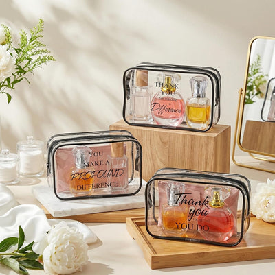 12 Pzas Bolsa Cosméticos PVC Regalo Agradecimiento Mujer