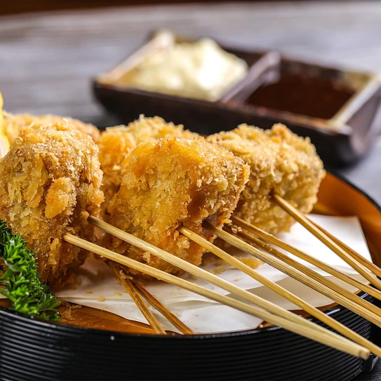Brochetas bambú 12pulg set 1000 para parrilla kebab frutas