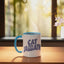Taza cerámica Funny Cat Sabbath Rock Blue/White