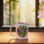 Taza Cerámica Padre Humorística Rosa/Blanco