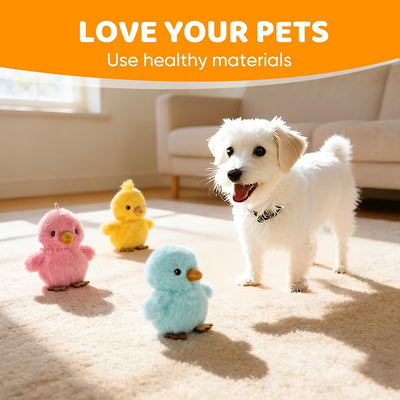 3 Peluches Perros Chirriantes 6pulg Juego