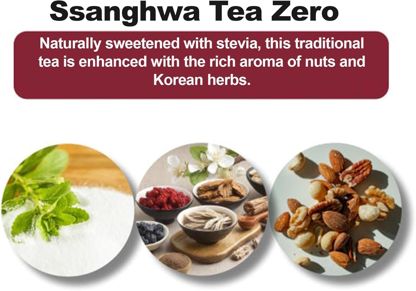 Té hierbas coreano sin azúcar 15 barras 0.59oz