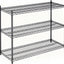 Estante acero negro 3 niveles ajustable 800lb cocina garaje