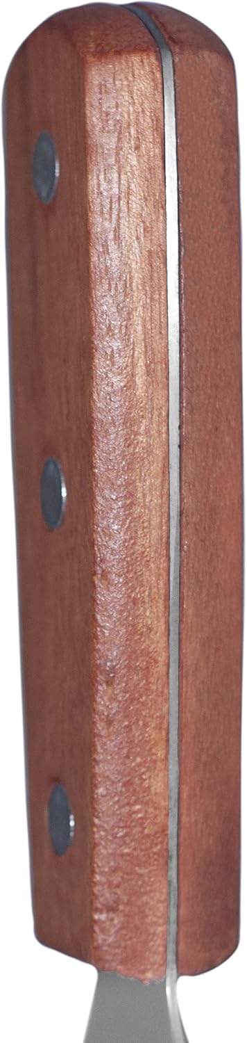 Espátula acero inox parrilla inclinada mango madera