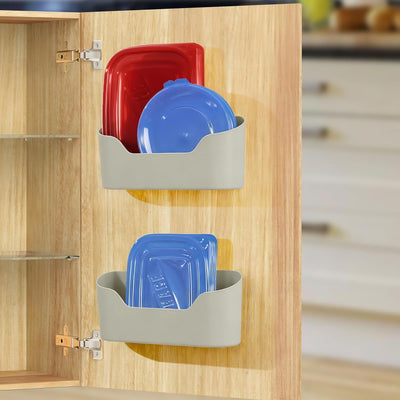 2 Organizadores Tapa Sin Perforaciones para Gabinete Cocina
