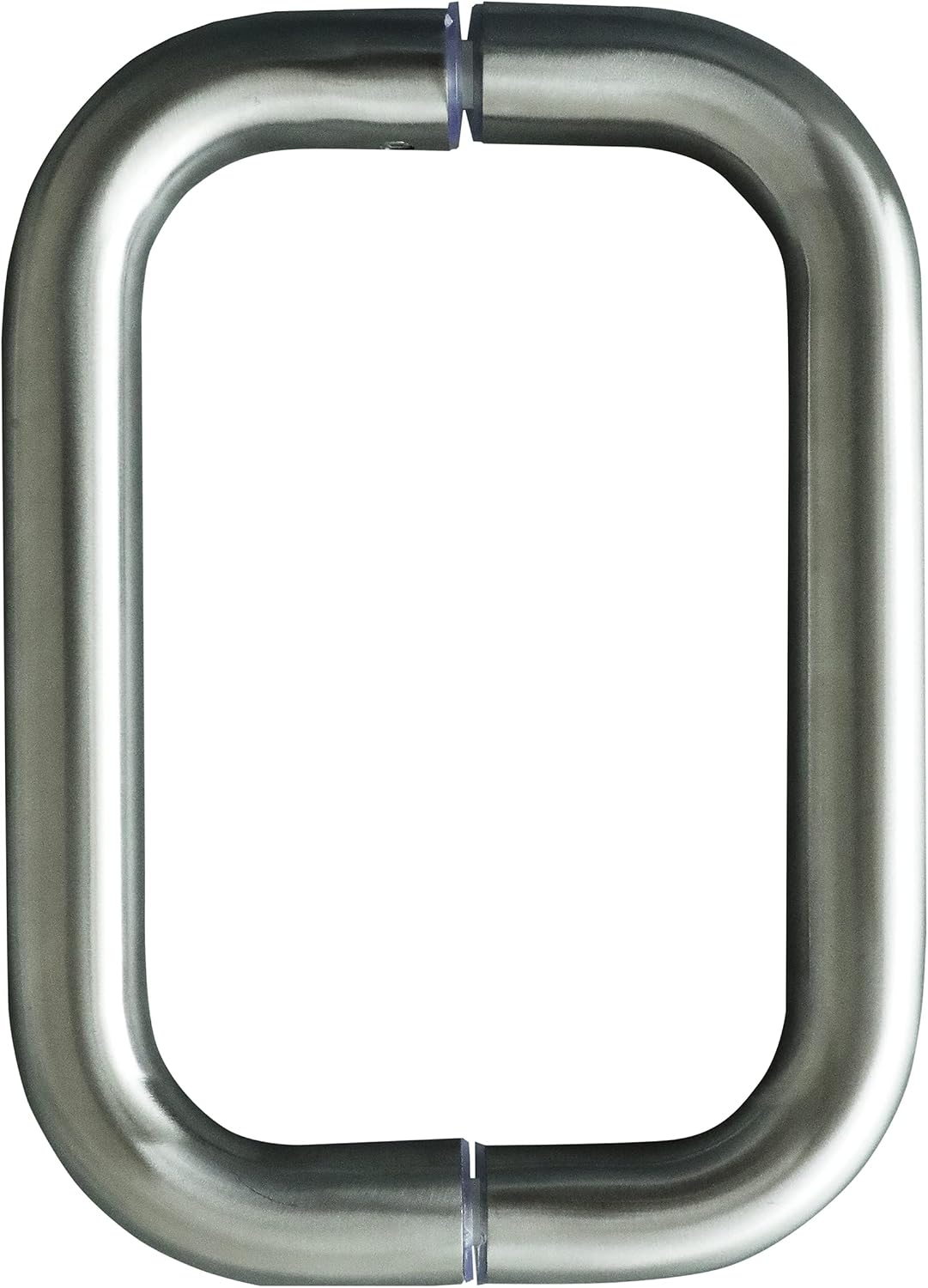 Manija puerta ducha 6pulg comp vidrio acero inox niquel cepillado