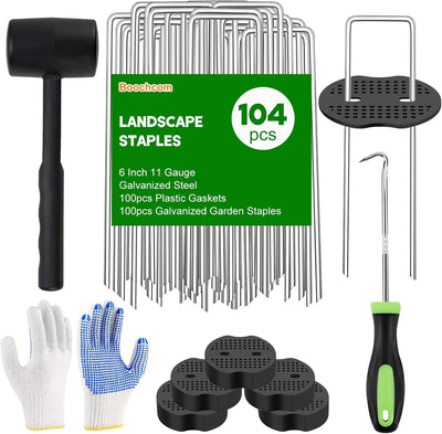 Grapas tela paisaje 6pulg galvanizadas 50pz