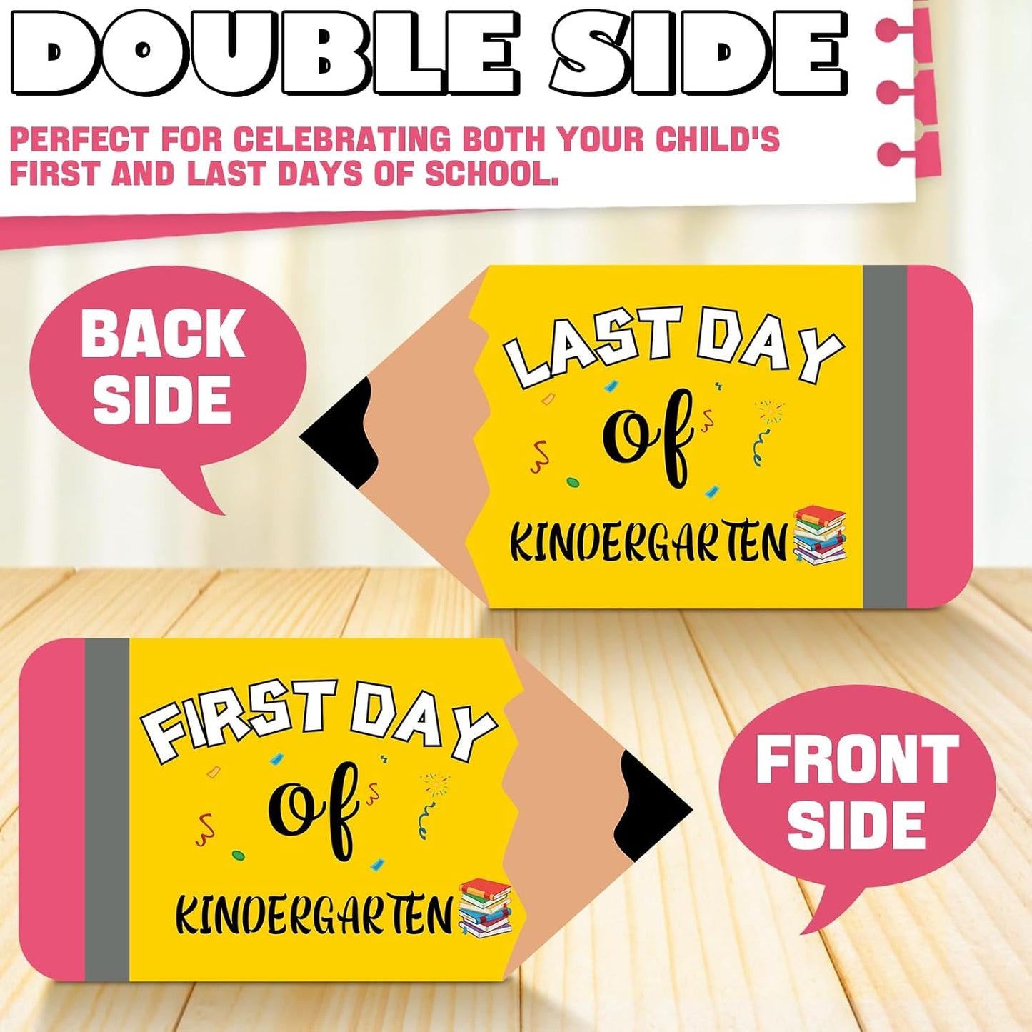16 Carteles Escolares Doble Cara Reutilizables Niños Niñas