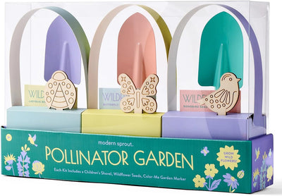 Juego jardinería ecológico para niños con paleta