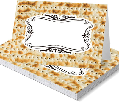 50 Tarjetas Mesa Pesaj con Nombre Matzá Decoración Pascua