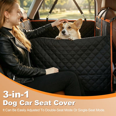 Funda asiento auto 3en1 para perro extensor 400lb impermeable