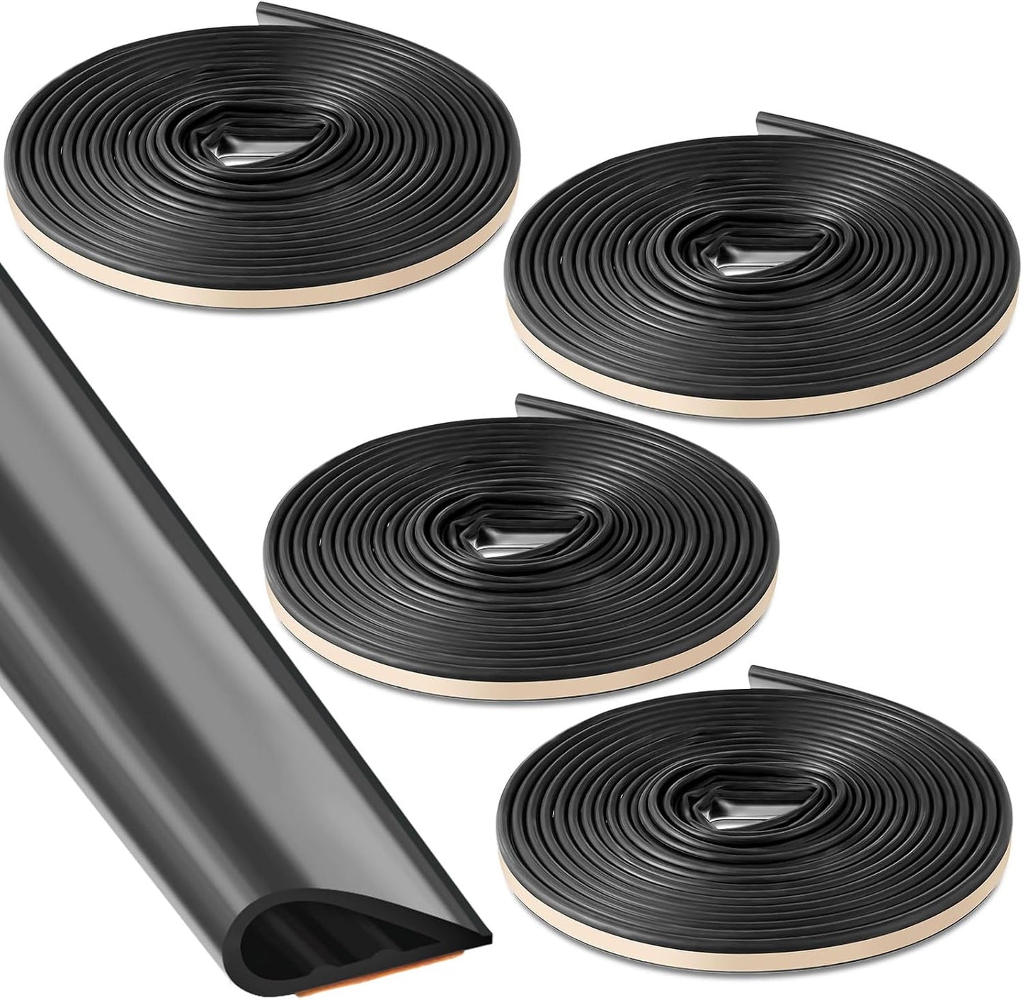 Juntas silicona flexible para puertas ventanas 0.5x0.25pulg 18ft
