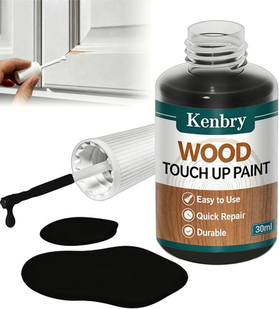 Pintura retoque negro para muebles y puertas 1.0oz
